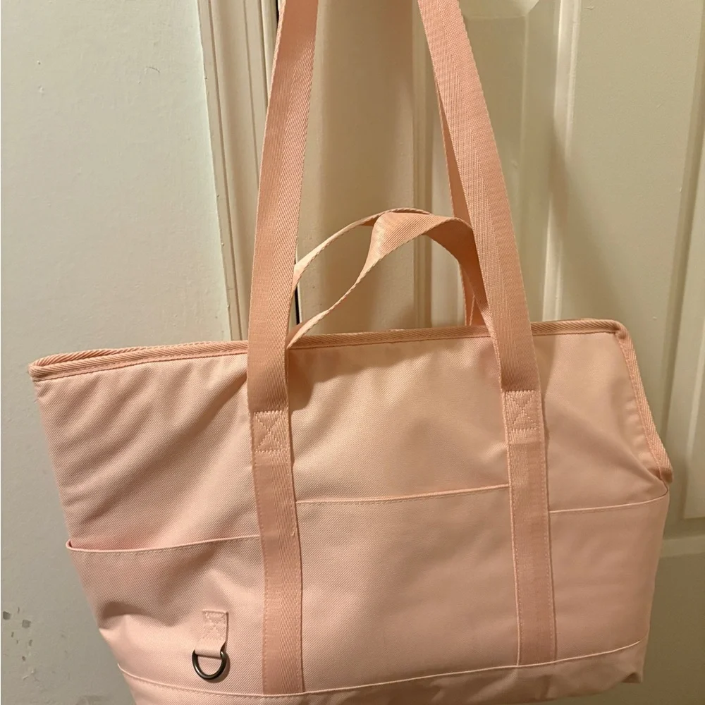 Pink dog carrier